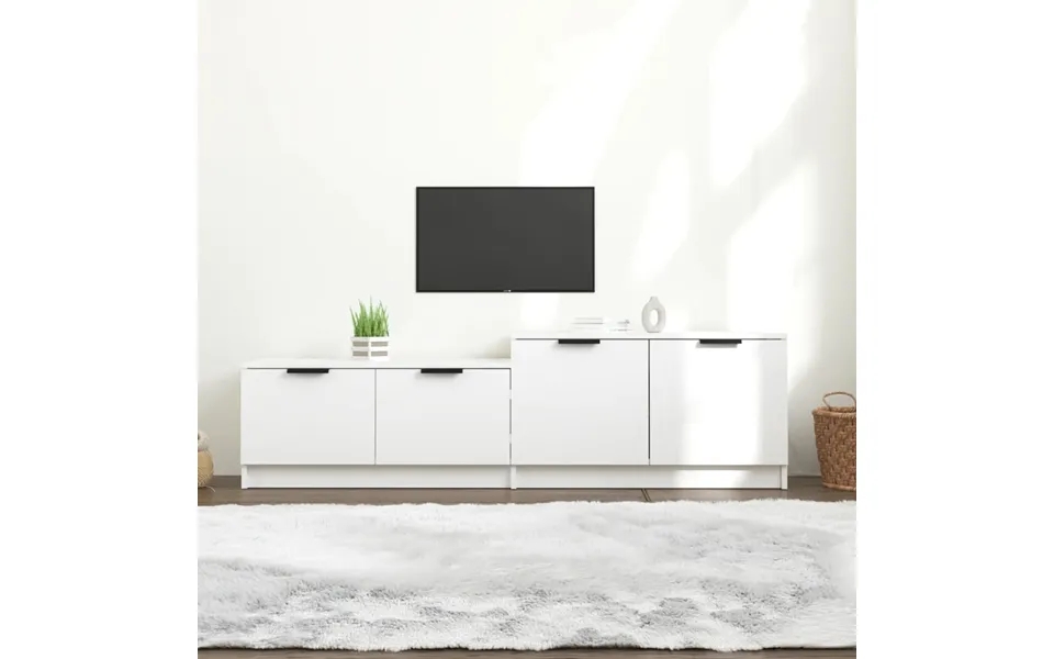 Vidaxl tv table 158,5x36x45 cm designed wood white