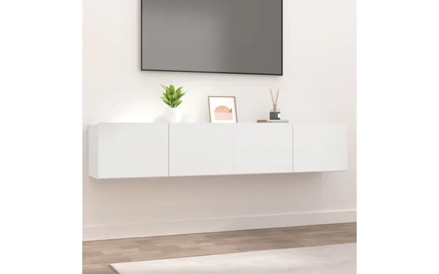 Vidaxl Tv-skabe 2 Stk. 80x30x30 Cm Konstrueret Træ Hvid product image