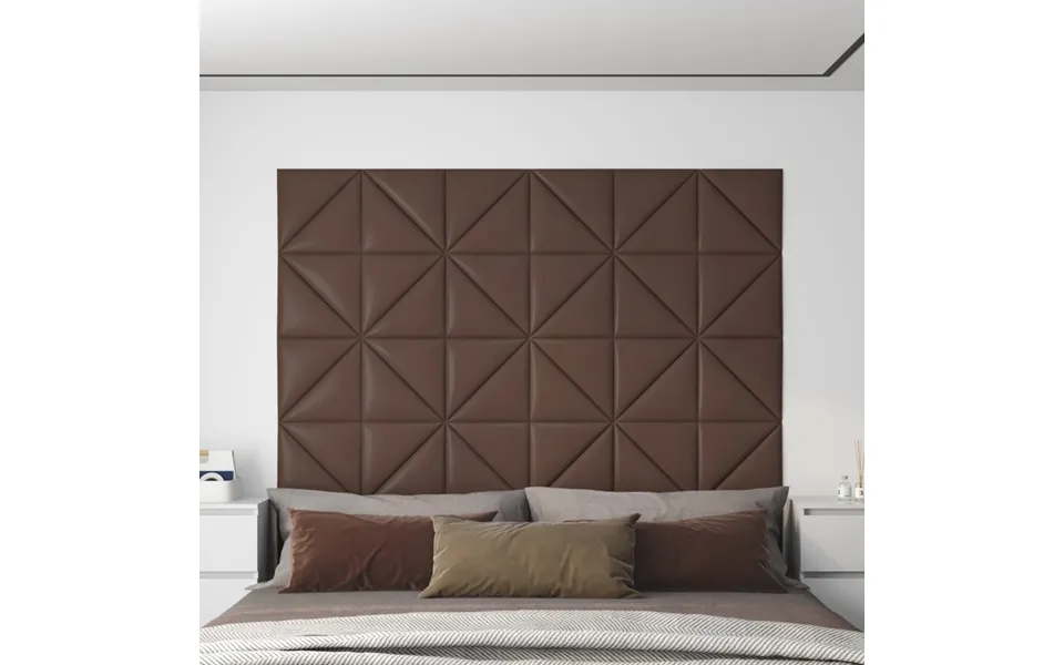 Vidaxl wall panels 12 paragraph. 30X30 cm 0,54 m imitation leather brown