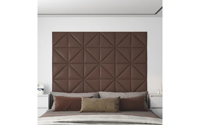 Vidaxl wall panels 12 paragraph. 30X30 cm 0,54 m imitation leather brown product image