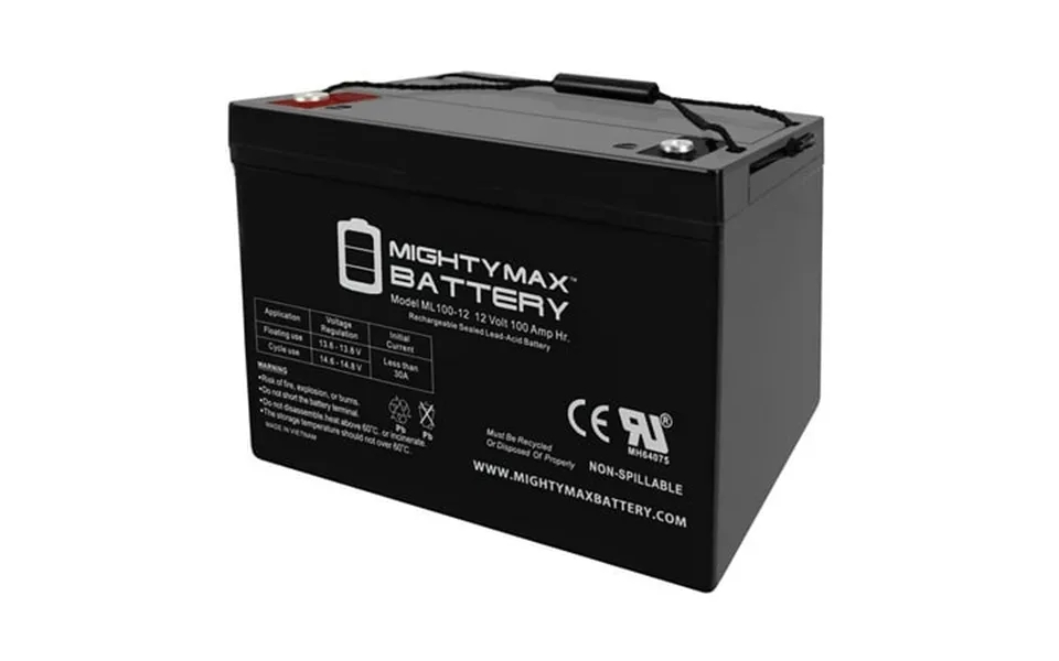 12v 100ah Sla Replacement Battery For Epcom Powerline Pl-100-12