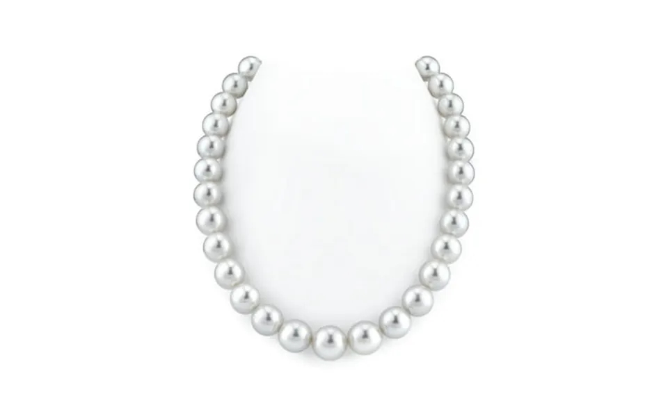 14k Gold 12-14mm White South Sea Cultured Pearl Necklace - Aaaa Quality 18 Princess Length