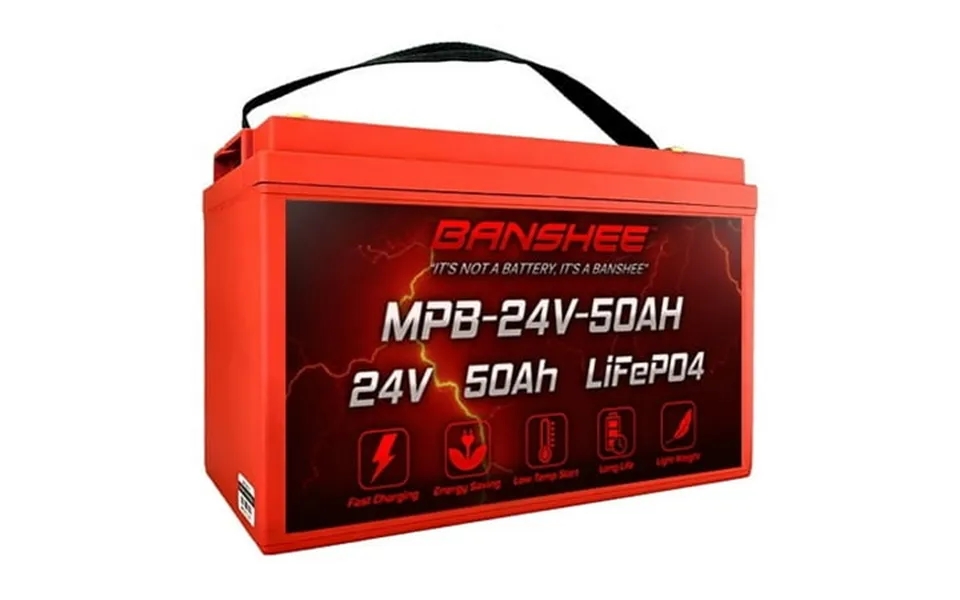 24v 50ah Lifepo4 Battery 3000-7000 Deep Cycles With Bms Lithium Iron For Rv Campers Solar Marine Energy Reserve Power Su