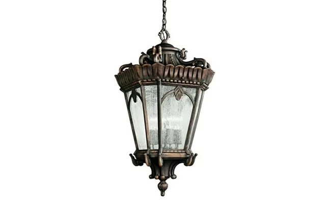 4 Light Outdoor Hanging Pendant 33.5 Inches Tall By 17 Inches Wide-londonderry Finish Bailey Street Home 147-bel-555695 product image