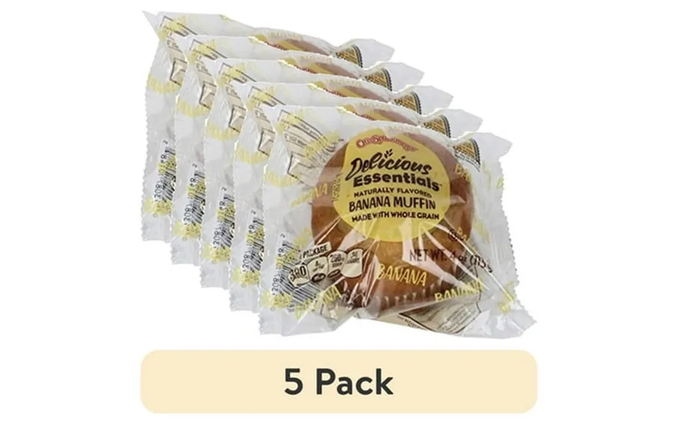 5 Pack Delicious Essentials Banana Nut 4 Oz Muffins Individually Wrapped Bundled By Tribeca Curations Otis Spunkmeyer Va