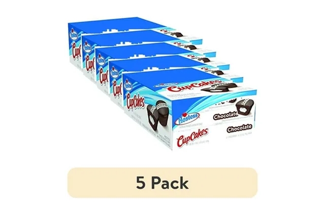 5 Pack Hostess Chocolate Cupcakes Single Serve 2 Count 3.17 Oz product image