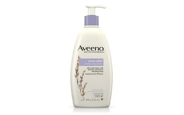 Aveeno Stress Relief Moisturizing Lotion Lavender Chamomile And Ylang-ylang 18 Oz 6 Pack product image