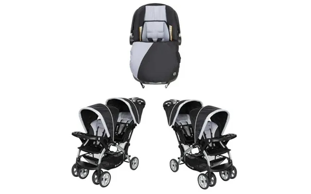 Baby Trend Infant Car Seat & Base W 2 Seat Double Stroller 2 Pack product image