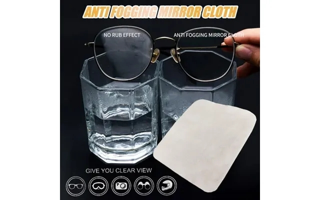 Bloderetu Glasses Goggles Glasses Fog Glasses Glasses Wipe Cloth Fog Reusable Fog Wipe Cleaning Supplies product image