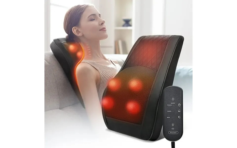 Boriwat Back Massager With Heat Shiatsu Back And Neck Massager For Muscle Pain Relief And Relaxation 3d Kneading Massage