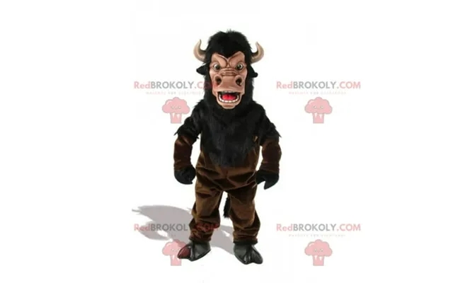 Bull Redbrokoly Mascot With Small Horns product image