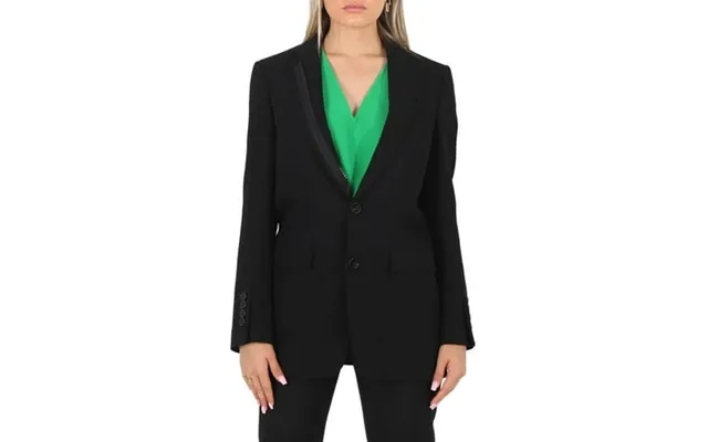 Burberry Ladies Black Tailored Single-breasted Blazer Jacket Brand Size 2 Us Size 0 product image