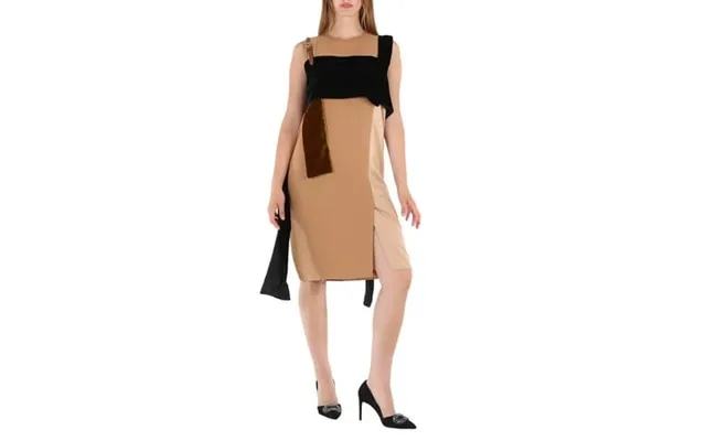 Burberry Silk And Velvet Strap Detail Dress Brand Size 4 Us Size 2 product image