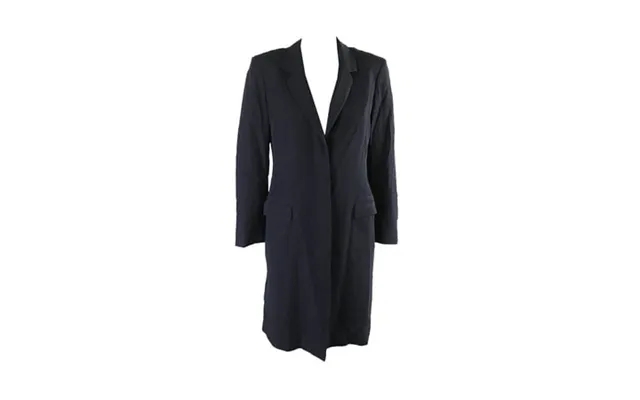 Calvin Klein Womens Navy Notch Collar Coat S product image