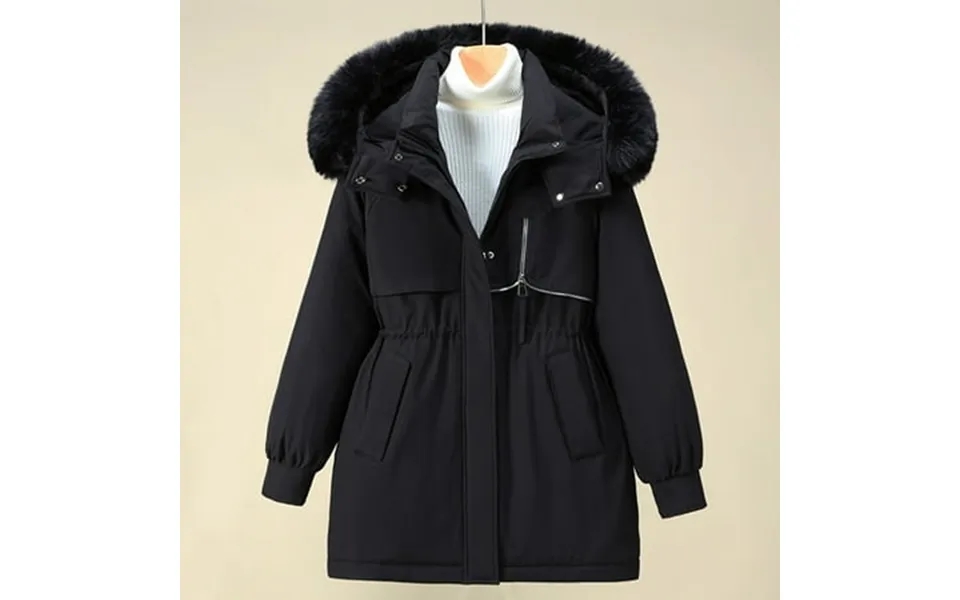 Cameland Winter Coats For Women Winter Cotton Jacket With Hood Waist And Plush To Overcome On Clearance