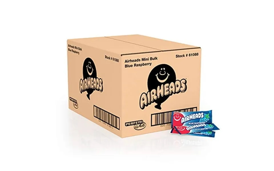 Candy Mini Bars Blue Raspberry Individually Wrapped Bulk Box Non Melting Party 8 Pound