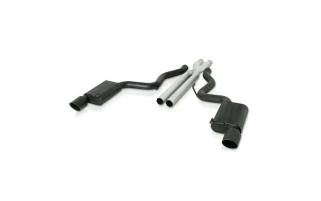 Cat-back Dual Exhaust System Black Ceramic Fits Select 2015-2017 Ford Mustang Gt product image