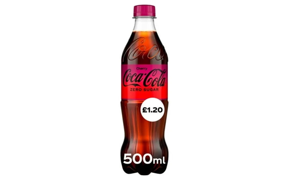 Coca-cola Zero Sugar Cherry 500ml Pack Of 12