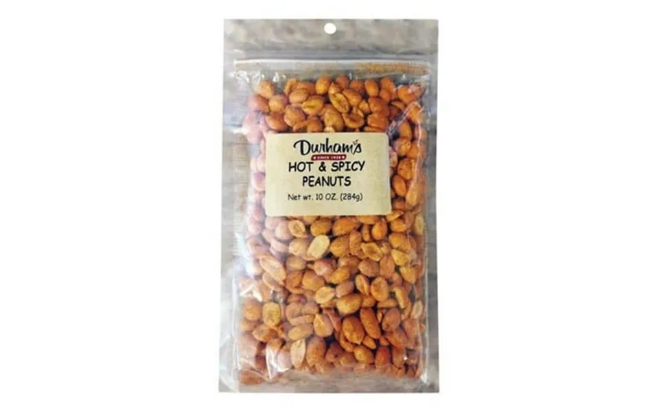 Durhams 7304240013 Peanuts Hot & Spicy 10 Oz - Pack Of 12