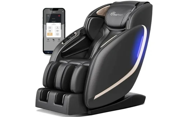 Easpearl 2024 4d Full Body Massage Chair Zero Gravity Shiatsu Recliner With Heat Thai Stretch Black product image