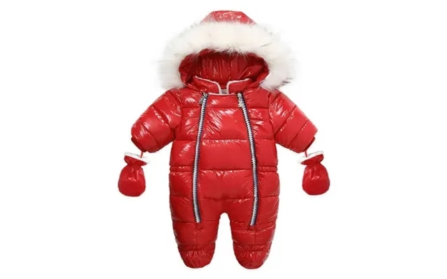 Girls Down Jacket Warm Winter Snow Zipper Thick Jump Hoodedsolid Color Long Sleeve Coat product image