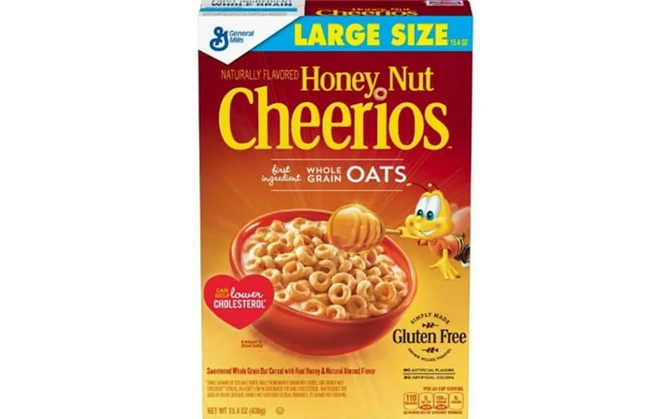 Honey Nut Cheerios Gluten Free Cereal 15.4 Oz Box Pack Of 32