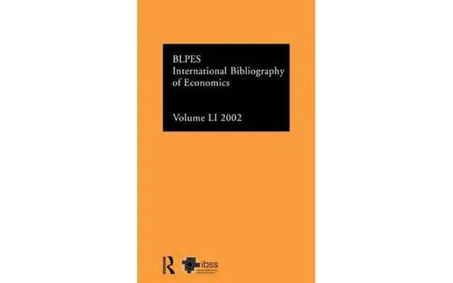 Ibss Economics International Bibliograp Ibss Economics 2002 Vol product image