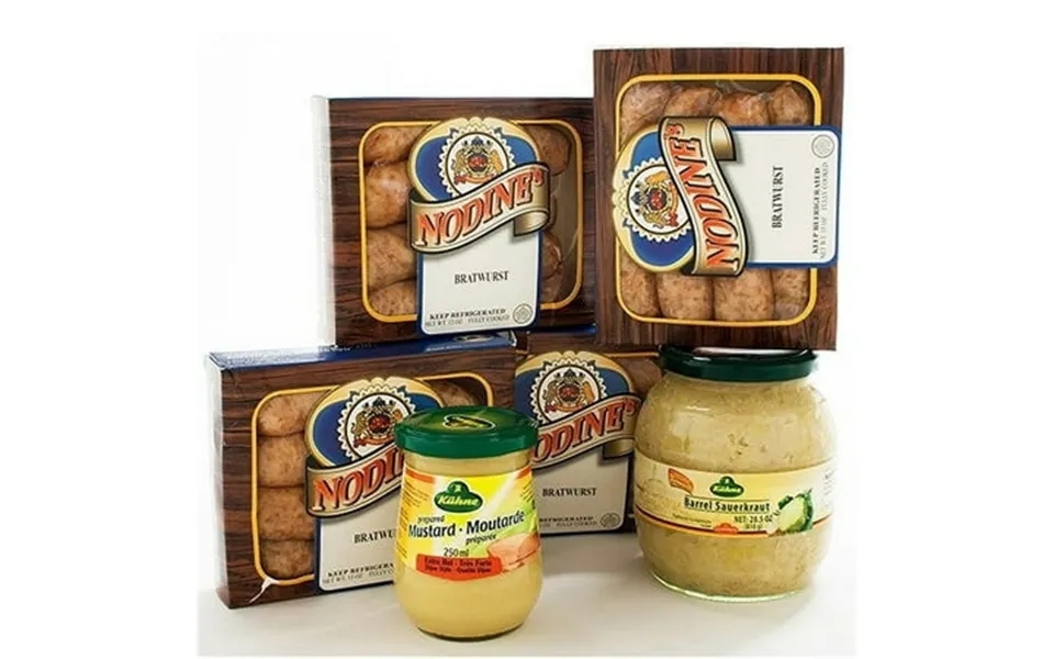 Igourmet The Brat Pack Sausage Assortment 84.9 Ounce - Includes Mouthwatering Bratwurst Sauerkraut And Delicious German 