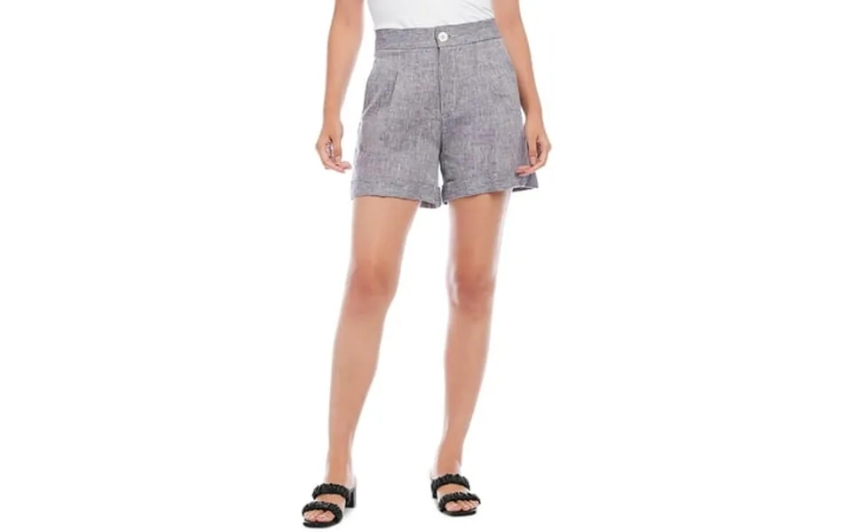 Karen Kane Womens High Waist Pleated Casual Shorts