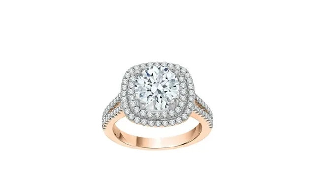 Katarina Diamond Halo Engagement Ring In 14k Rose Gold 2 5 8 Cttw I-j I1-i2 Size-6 product image