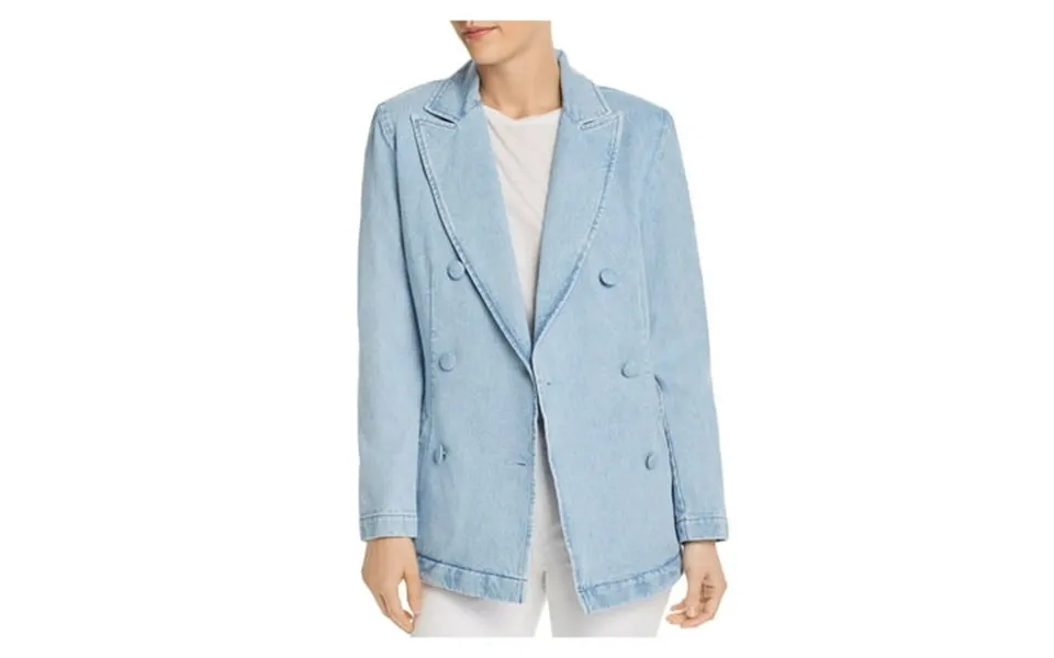 Ksenia Schnaider Womens Light Blue Peacoat Jacket Size Xs