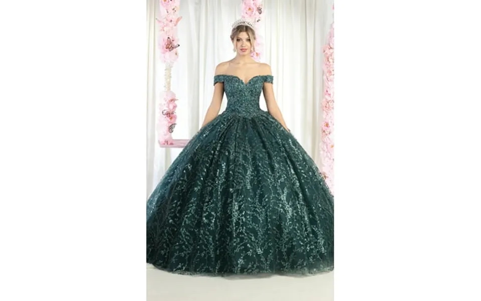 Layla K Lk183 Juniors Womens Off Shoulder Corset Quinceanera Ball Gown