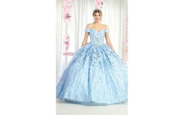 Layla K Lk192 Juniors Womens Corset Floral Ball Gown product image