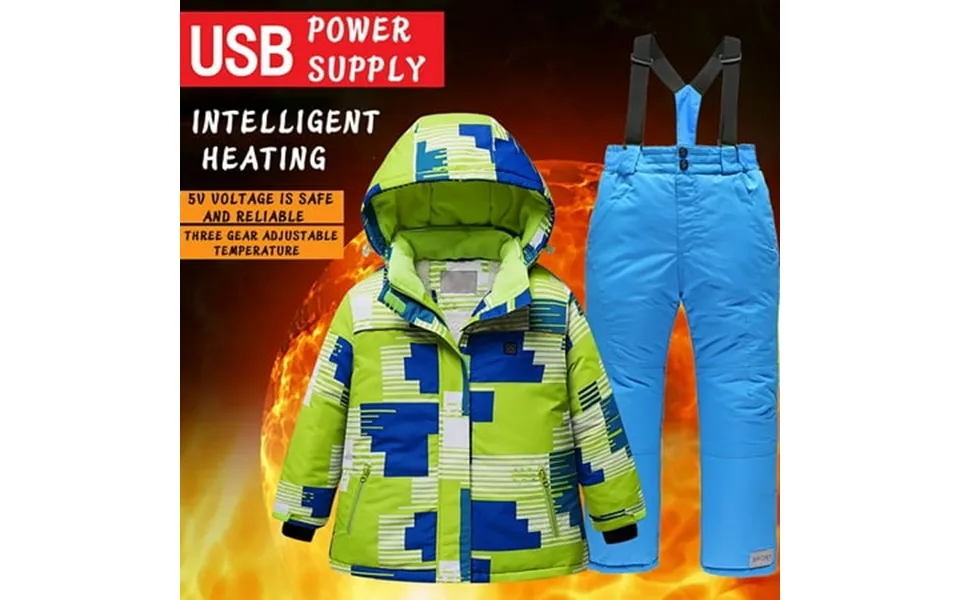 Levmjia Baby Boys Clothes Heating Children S Ski Suit For Boys And Girls Jacket Warm Winter Coat Camouflage Thick Smart 