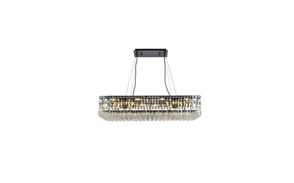 Maxime 36 Inch Black Chandelier