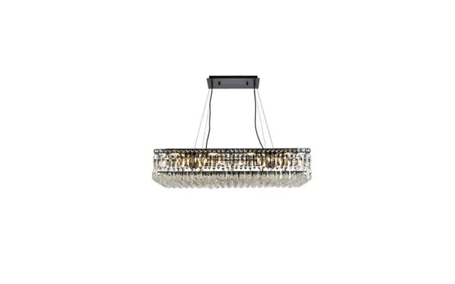 Maxime 36 Inch Black Chandelier product image