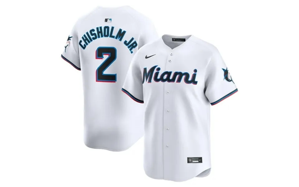 Men S Nike Jazz Chisholm Jr. White Miami Marlins Home Limited Player Jersey