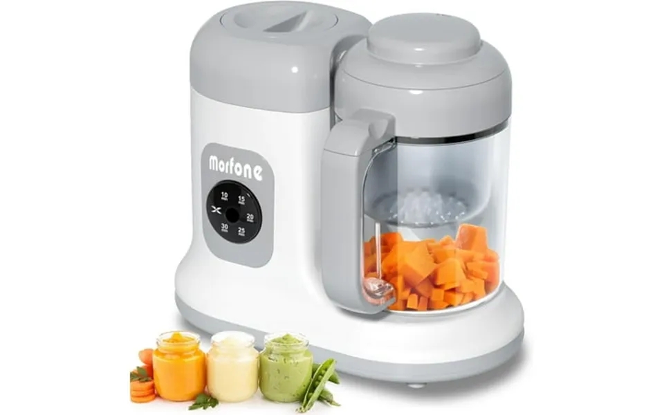 Morfone Baby Food Maker One Step Baby Food Processor Steamer Puree Blender Auto Cooking & Grinding Baby Food Puree Maker