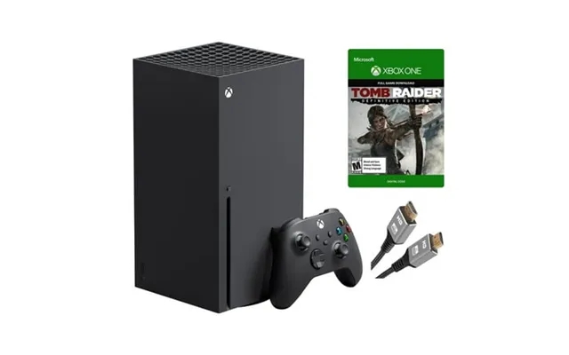 Newest Microsoft Xbox Series X Gaming Console System- 1tb Ssd Black X Version With Disc Drive Bundle With Tomb Raider Fu product image