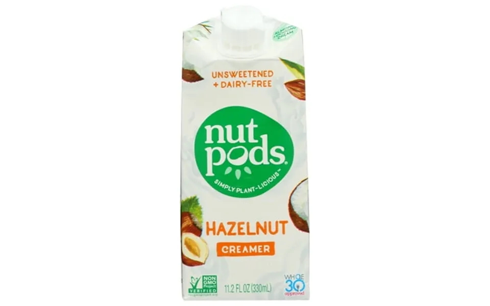 Nut Pods Unsweetened Hazelnut Creamer 11.2 Fluid Ounce -- 12 Per Case