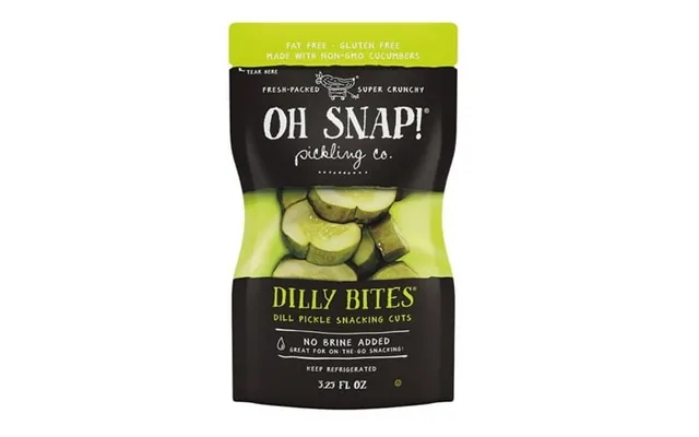 Oh Snap Dilly Bites Dill Pickle Snacking Cuts 3.5 Oz product image