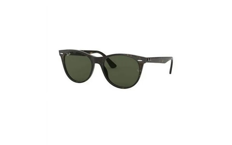 Ray-ban Rb2185-902 31 Wayfarer Ii Classic Gloss Tortoise Phantos Green Classic G-15 Lens Sunglasses