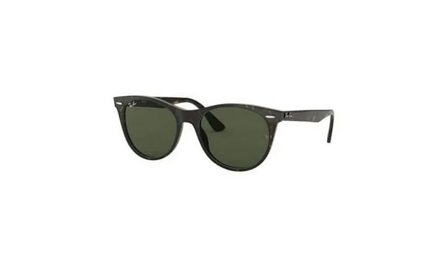 Ray-ban Rb2185-902 31 Wayfarer Ii Classic Gloss Tortoise Phantos Green Classic G-15 Lens Sunglasses product image