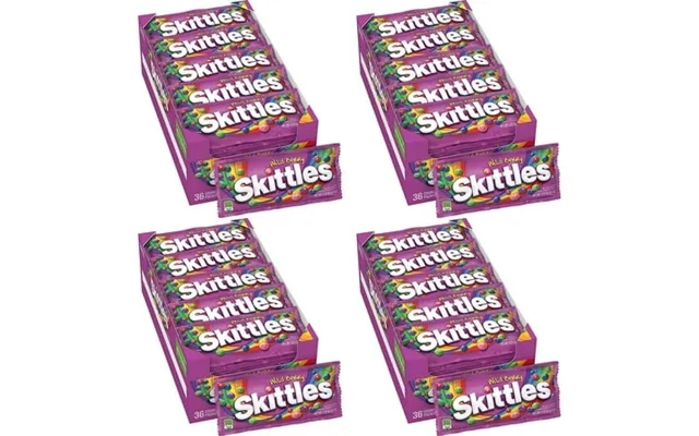 Skittles Wild Berry Candy 2.17 Oz. 36 Ct. - Flavor Of Your Choice Pack Of 4 product image