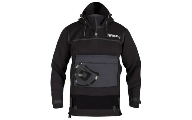 Stormr Shirt Mens Surf Long Sleeve Hood Black R615mt product image