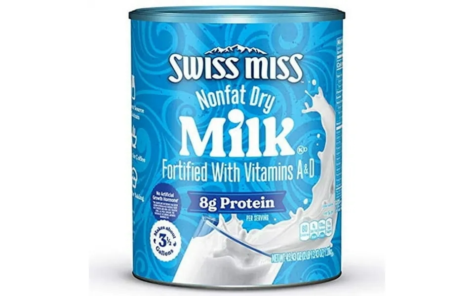 Swiss Miss Nonfat Dry Milk With Vitamins A And D Makes Over 3 Gallons 45