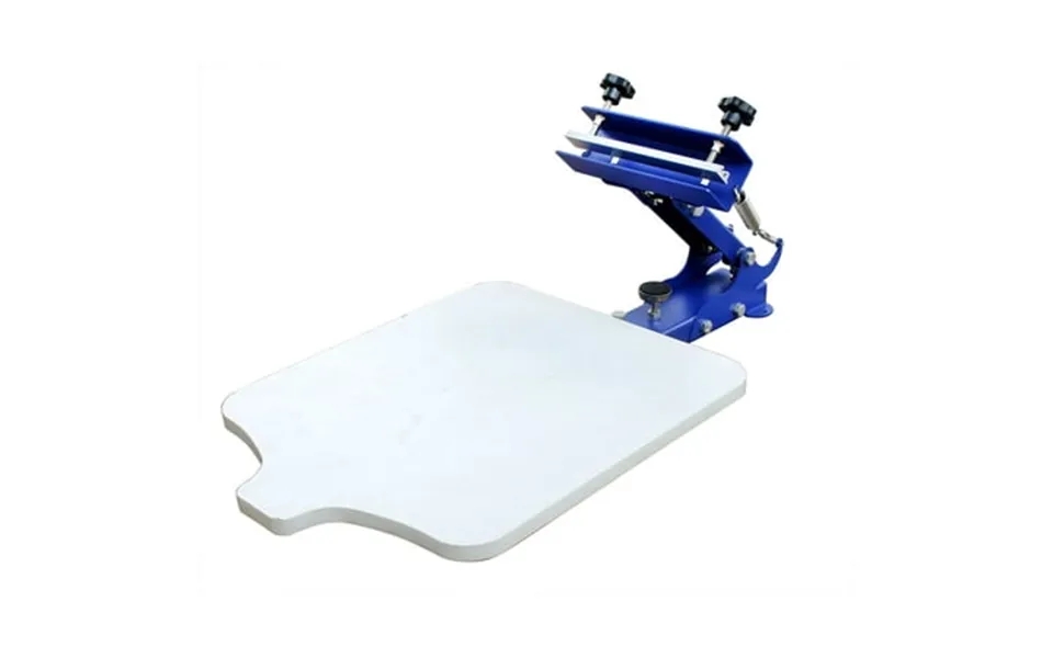 Techtongda 1 Color Silk Screen Printing Machine Desktop With Fixed Pallet Diy T-shirt