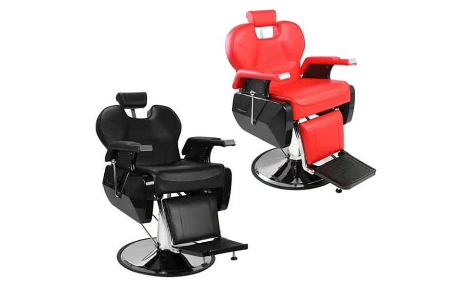 Zimtown 360 Swivel Barber Chair Portable Reclining Hydraulic Chair Seat Equipment All Purpose Classic Saloon Shop Statio