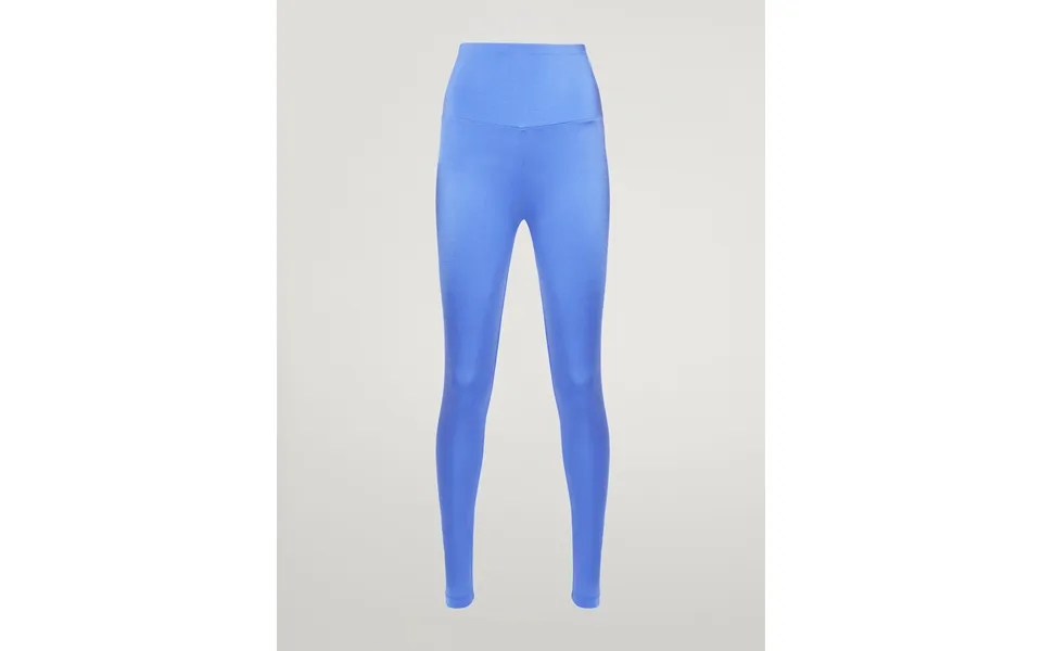 Wolford - thé workout leggings, woman, dazzling blue, size xs
