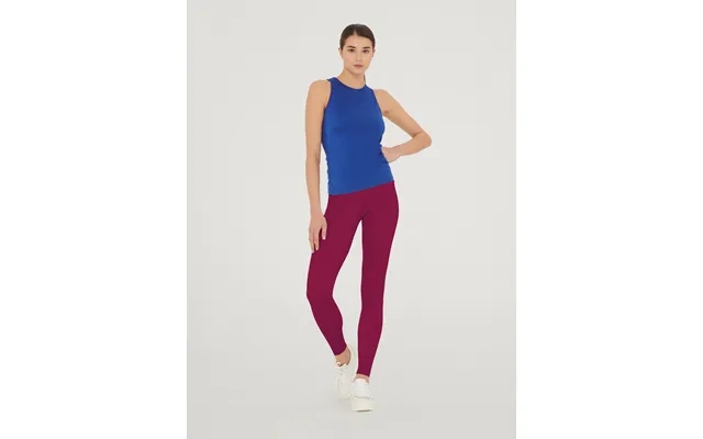 Wolford - thé workout leggings, woman, mineral red, size xs product image